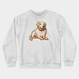 Cute Labrador Retriever Drawing Crewneck Sweatshirt